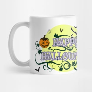 Cute cartoon Happy Halloween.Trick or Treat. Mug